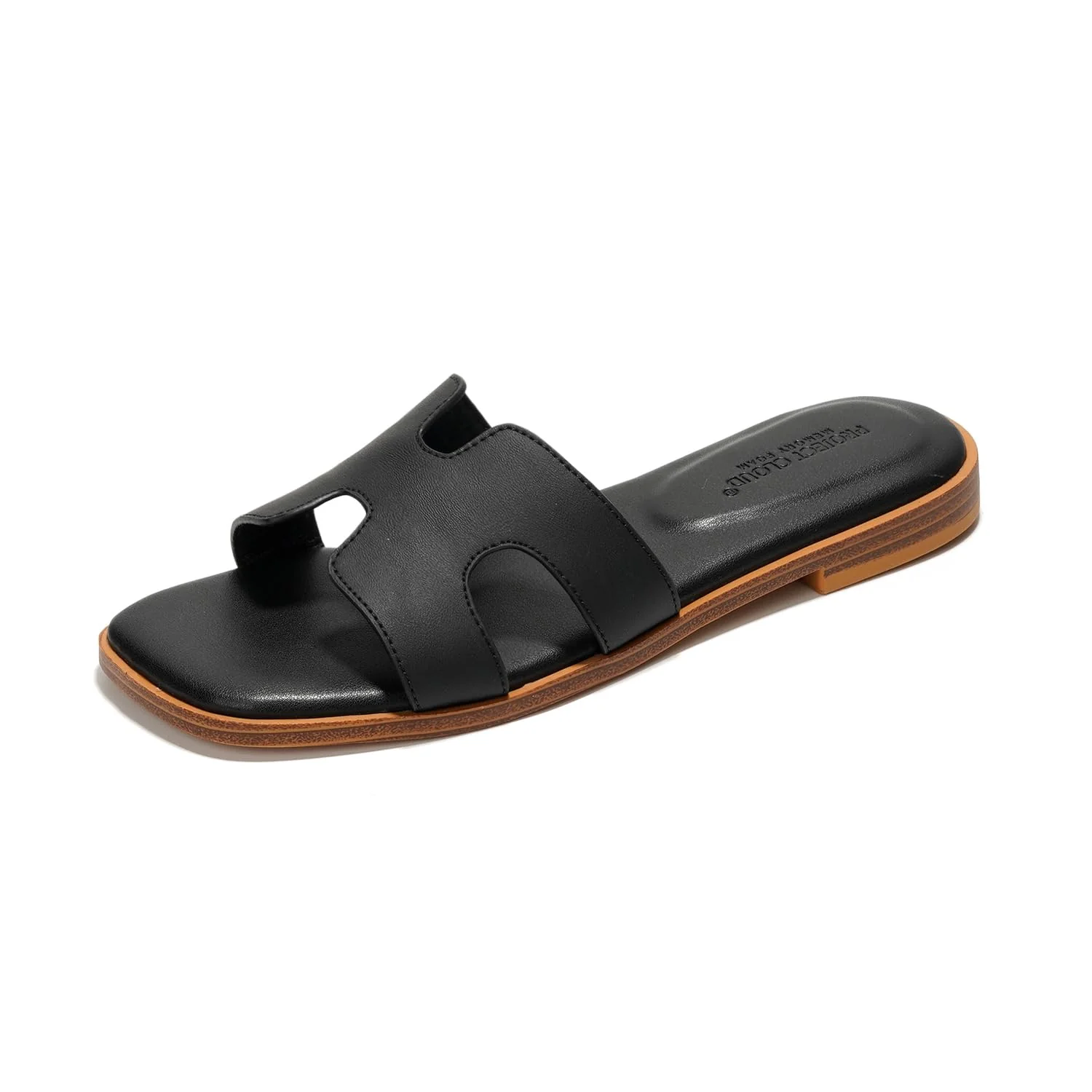 Project Cloud Women's | Genuine Leather Flat Summer Sandals | Memory Foam | Lightweight | Non-Slip - Jannel - Image 13