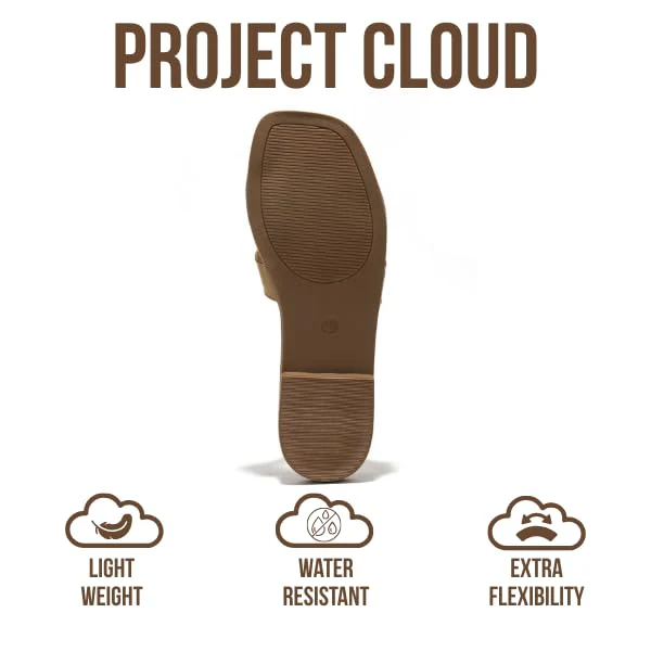 Project Cloud Women's | Genuine Leather Flat Summer Sandals | Memory Foam | Lightweight | Non-Slip - Jannel - Image 23