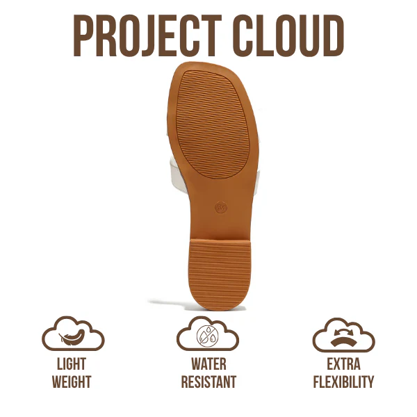 Project Cloud Women's | Genuine Leather Flat Summer Sandals | Memory Foam | Lightweight | Non-Slip - Jannel - Image 29