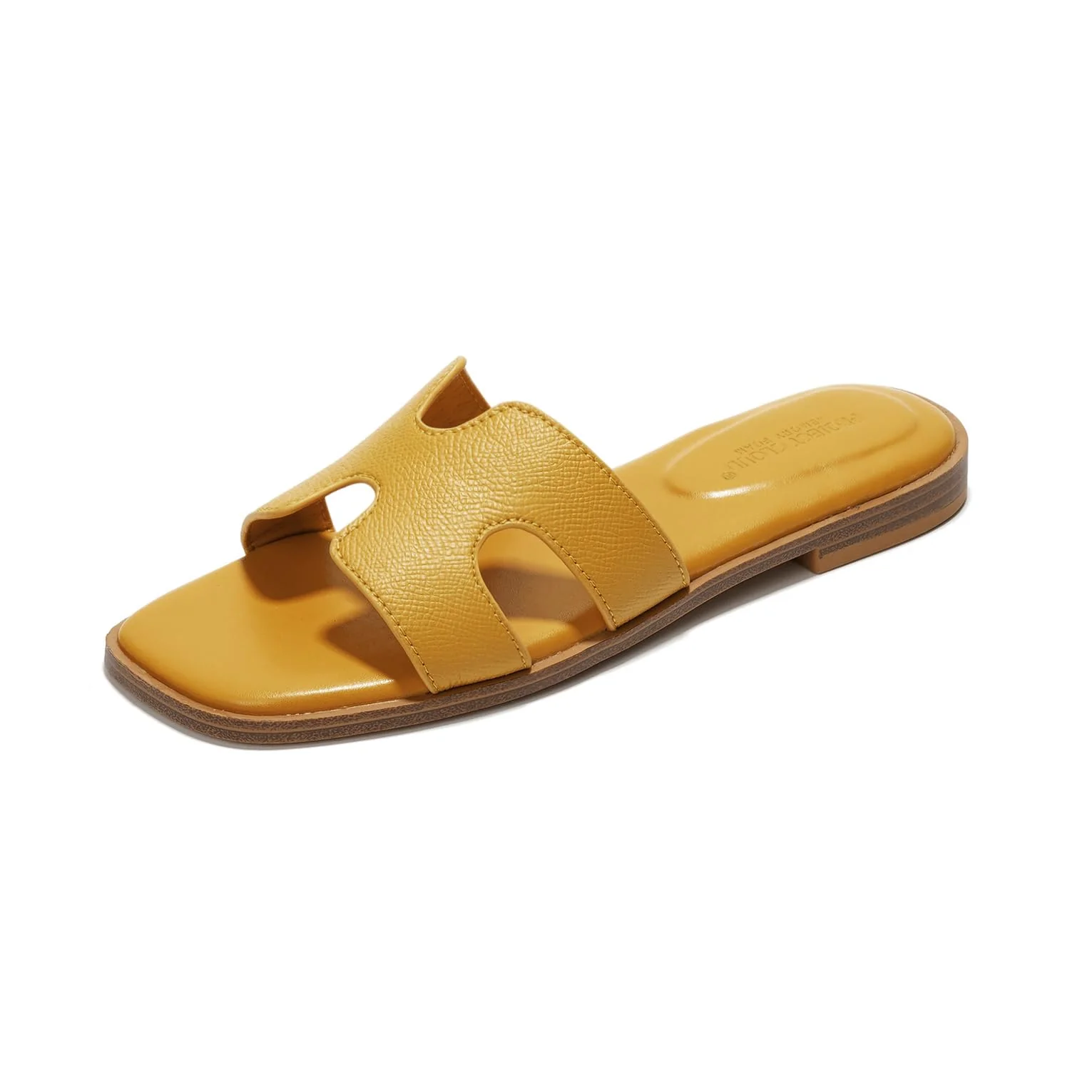 Project Cloud Women's | Genuine Leather Flat Summer Sandals | Memory Foam | Lightweight | Non-Slip - Jannel - Image 41