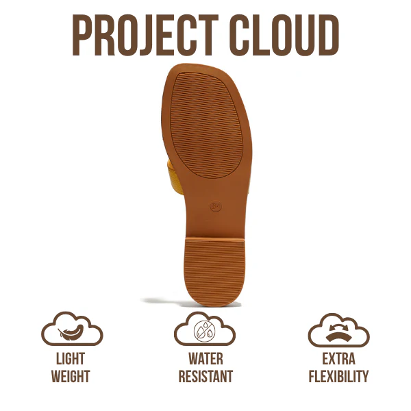 Project Cloud Women's | Genuine Leather Flat Summer Sandals | Memory Foam | Lightweight | Non-Slip - Jannel - Image 44