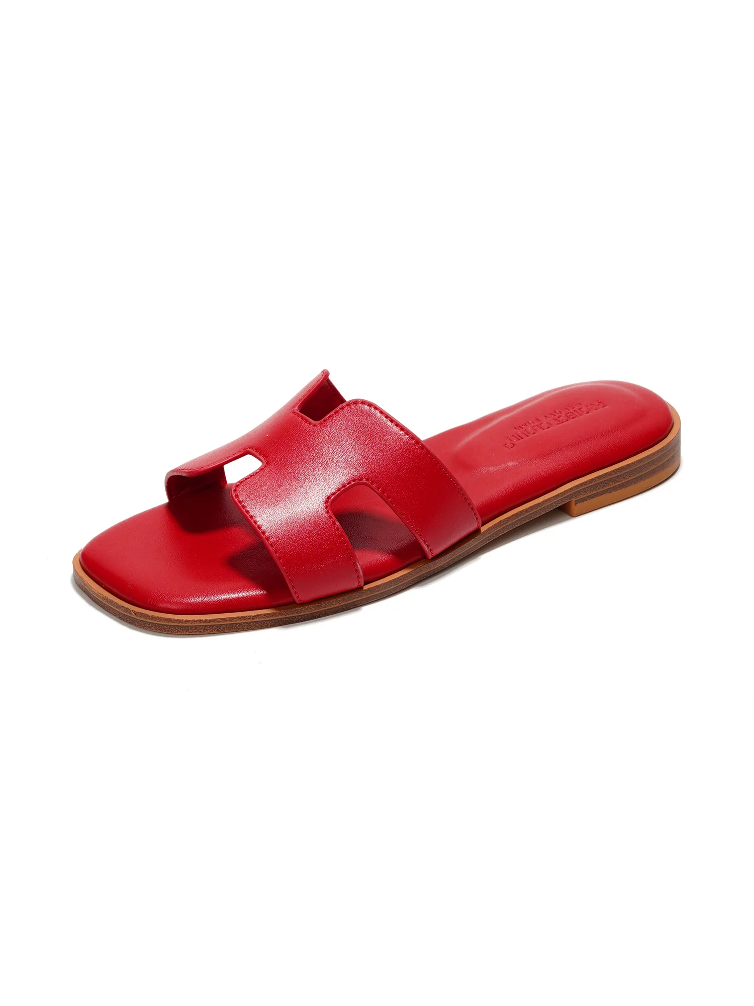 Project Cloud Women's | Genuine Leather Flat Summer Sandals | Memory Foam | Lightweight | Non-Slip - Jannel - Image 55