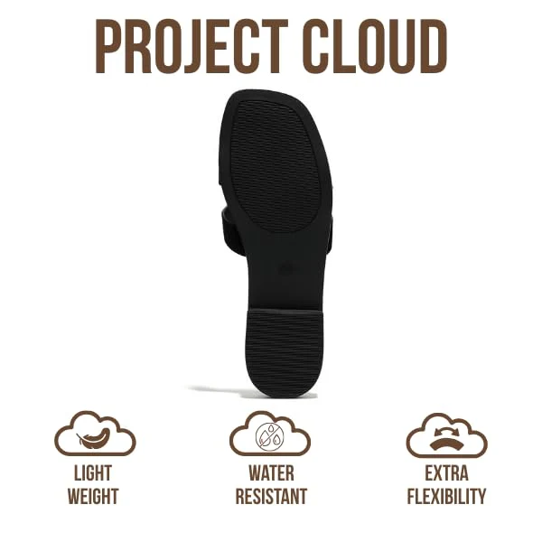 Project Cloud Women's | Genuine Leather Flat Summer Sandals | Memory Foam | Lightweight | Non-Slip - Jannel - Image 68