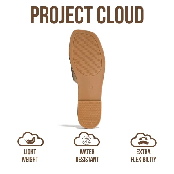 Project Cloud Women's | Genuine Leather Flat Summer Sandals | Memory Foam | Lightweight | Non-Slip - Jannel - Image 83