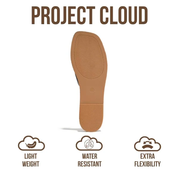 Project Cloud Women's | Genuine Leather Flat Summer Sandals | Memory Foam | Lightweight | Non-Slip - Jannel - Image 98