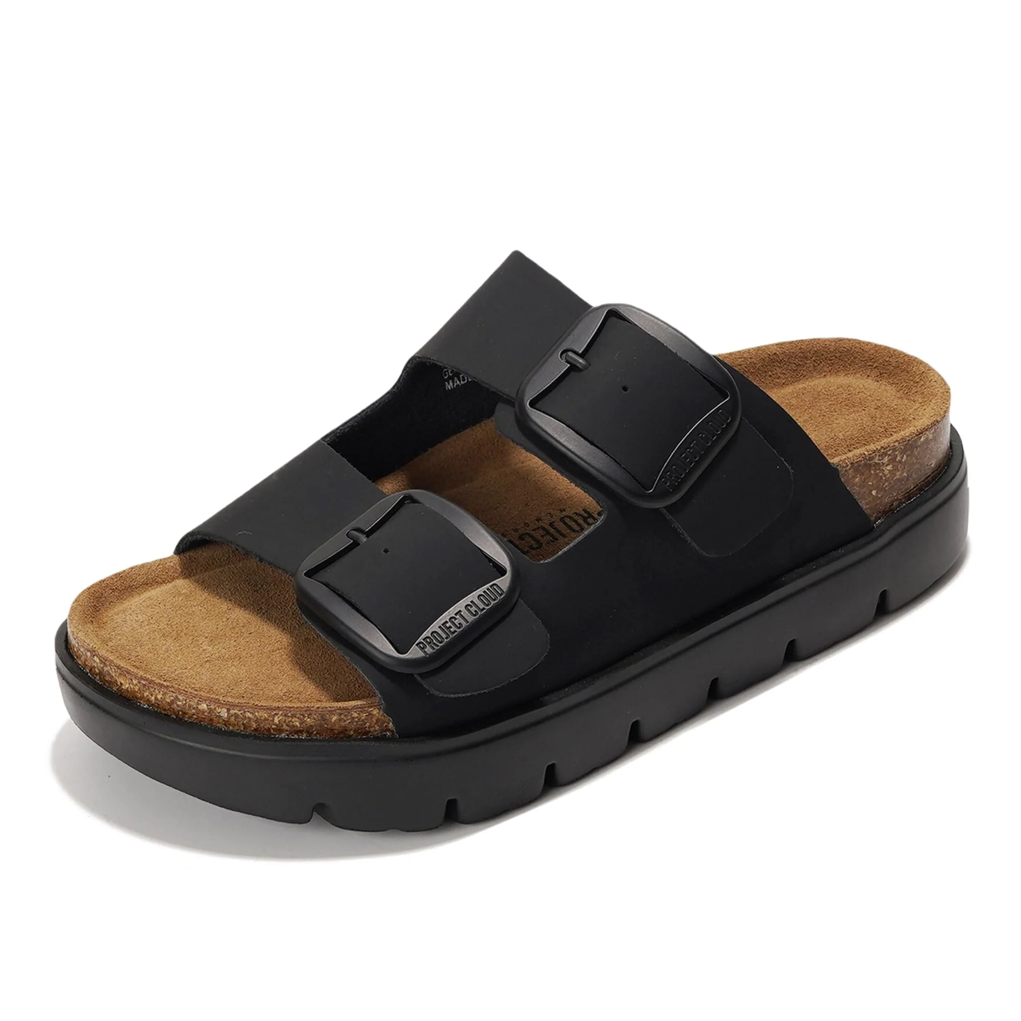 Project Cloud Women's | Genuine Leather Platform Sandals | ProjectPlush | Non-Slip - Greece Chunky - Image 26
