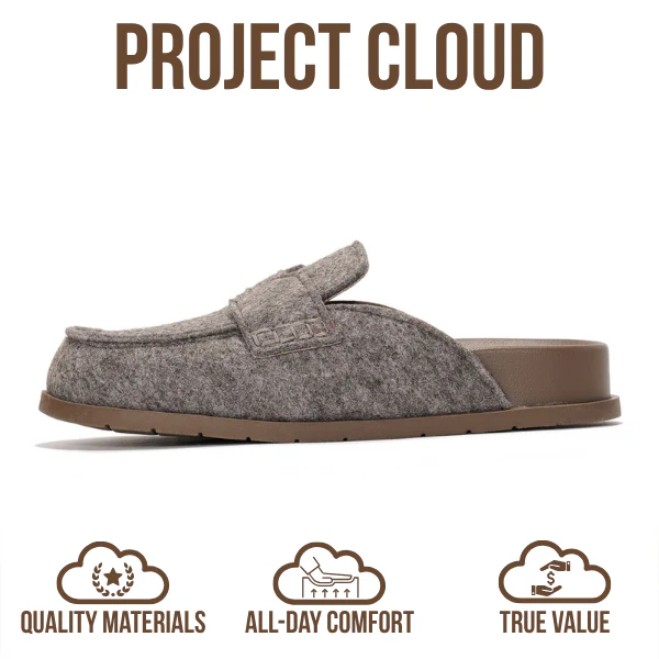 Project Cloud Women's | Genuine Suede Clogs | Plush and Soft Insole | Arch Support | Lightweight | Non-Slip - Foamy - Image 4