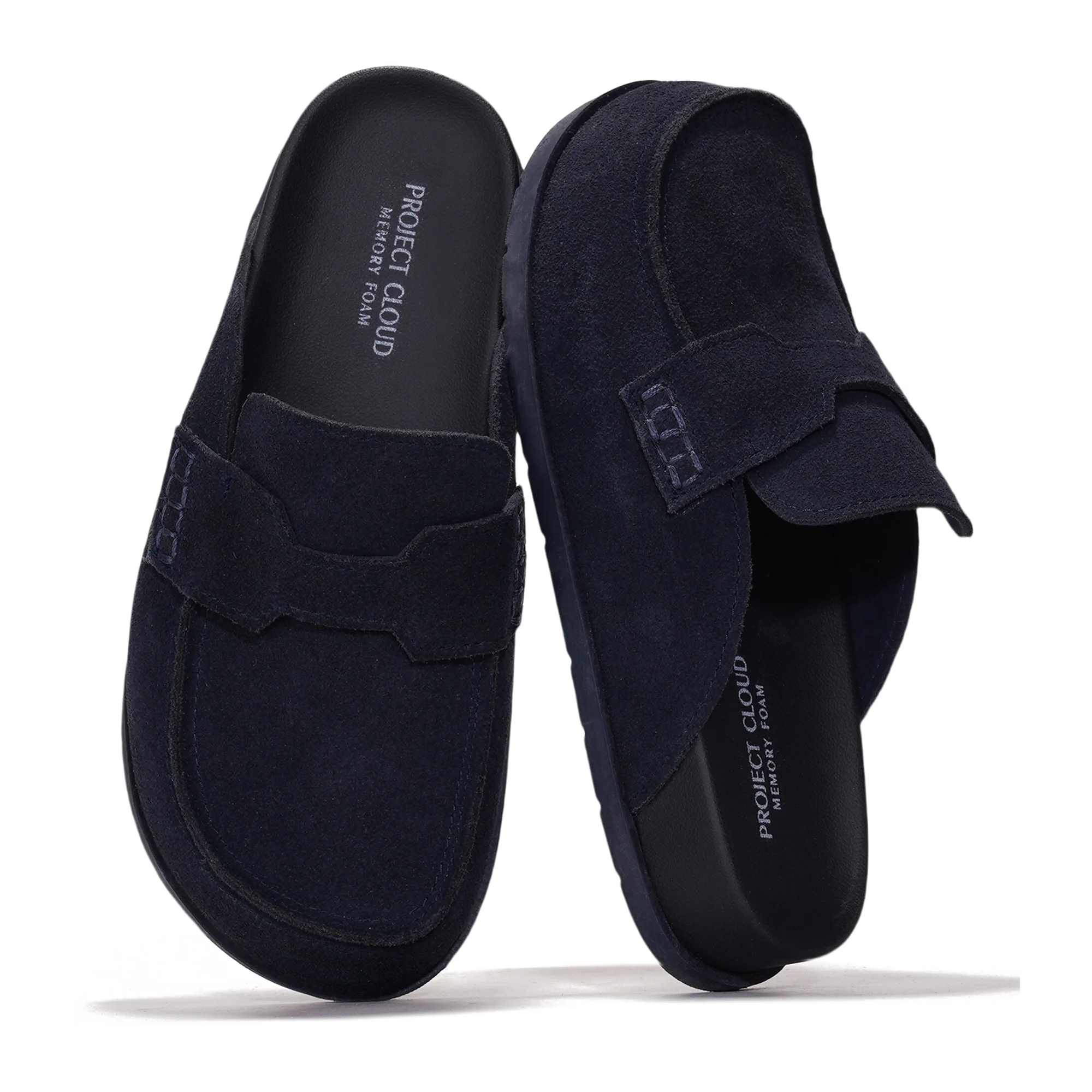 Project Cloud Women's | Genuine Suede Clogs | Plush and Soft Insole | Arch Support | Lightweight | Non-Slip - Foamy - Image 43