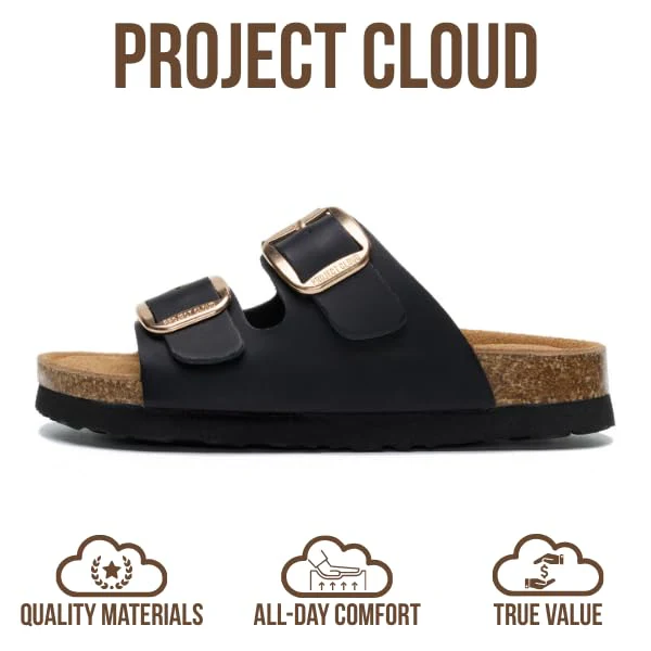 Project Cloud Kids Sandals with Adjustable Buckle | Memory Foam | Lightweight | Non-Slip - Little Santorini - Image 10