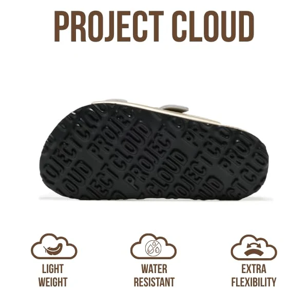 Project Cloud Kids Sandals with Adjustable Buckle | Memory Foam | Lightweight | Non-Slip - Little Santorini - Image 17