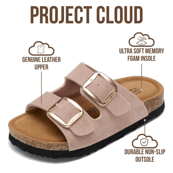 Project Cloud Kids Sandals with Adjustable Buckle | Memory Foam | Lightweight | Non-Slip - Little Santorini - Image 21