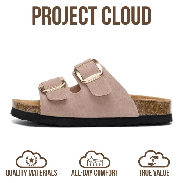Project Cloud Kids Sandals with Adjustable Buckle | Memory Foam | Lightweight | Non-Slip - Little Santorini - Image 22