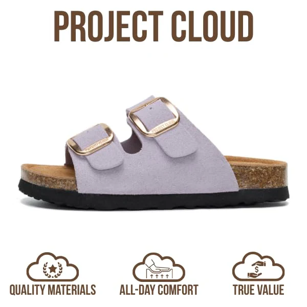 Project Cloud Kids Sandals with Adjustable Buckle | Memory Foam | Lightweight | Non-Slip - Little Santorini - Image 28