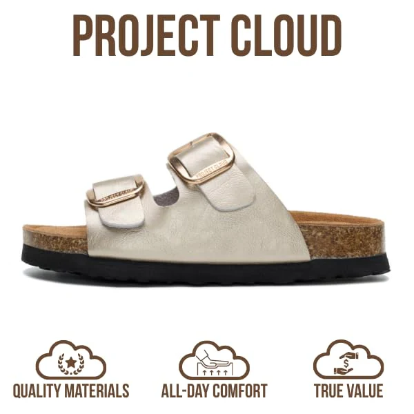 Project Cloud Kids Sandals with Adjustable Buckle | Memory Foam | Lightweight | Non-Slip - Little Santorini - Image 33
