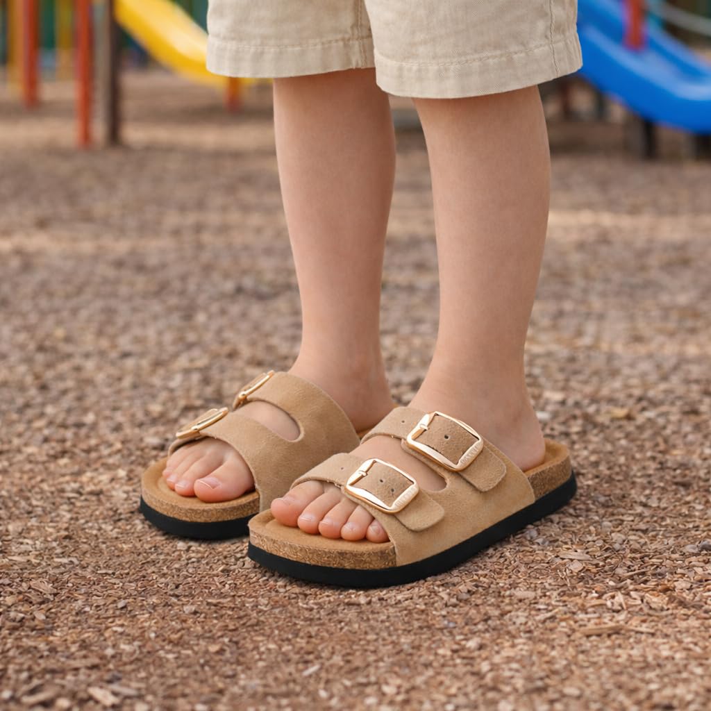 Project Cloud Kids Sandals with Adjustable Buckle | Memory Foam | Lightweight | Non-Slip - Little Santorini - Image 6