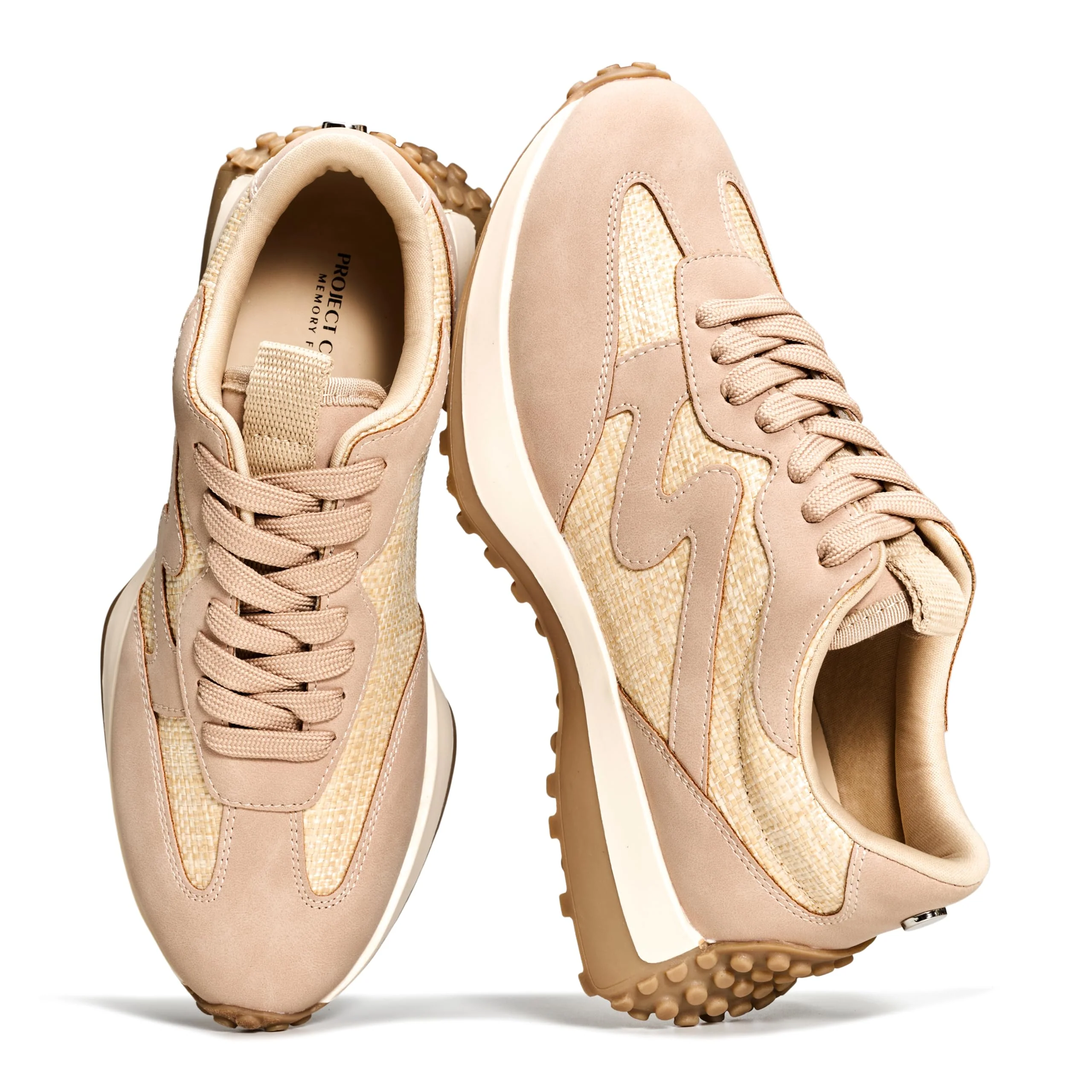 Project Cloud Women's | Canvas Upper Sneakers for Women | Memory Foam | Lightweight | Non-Slip - Lecco - Image 124