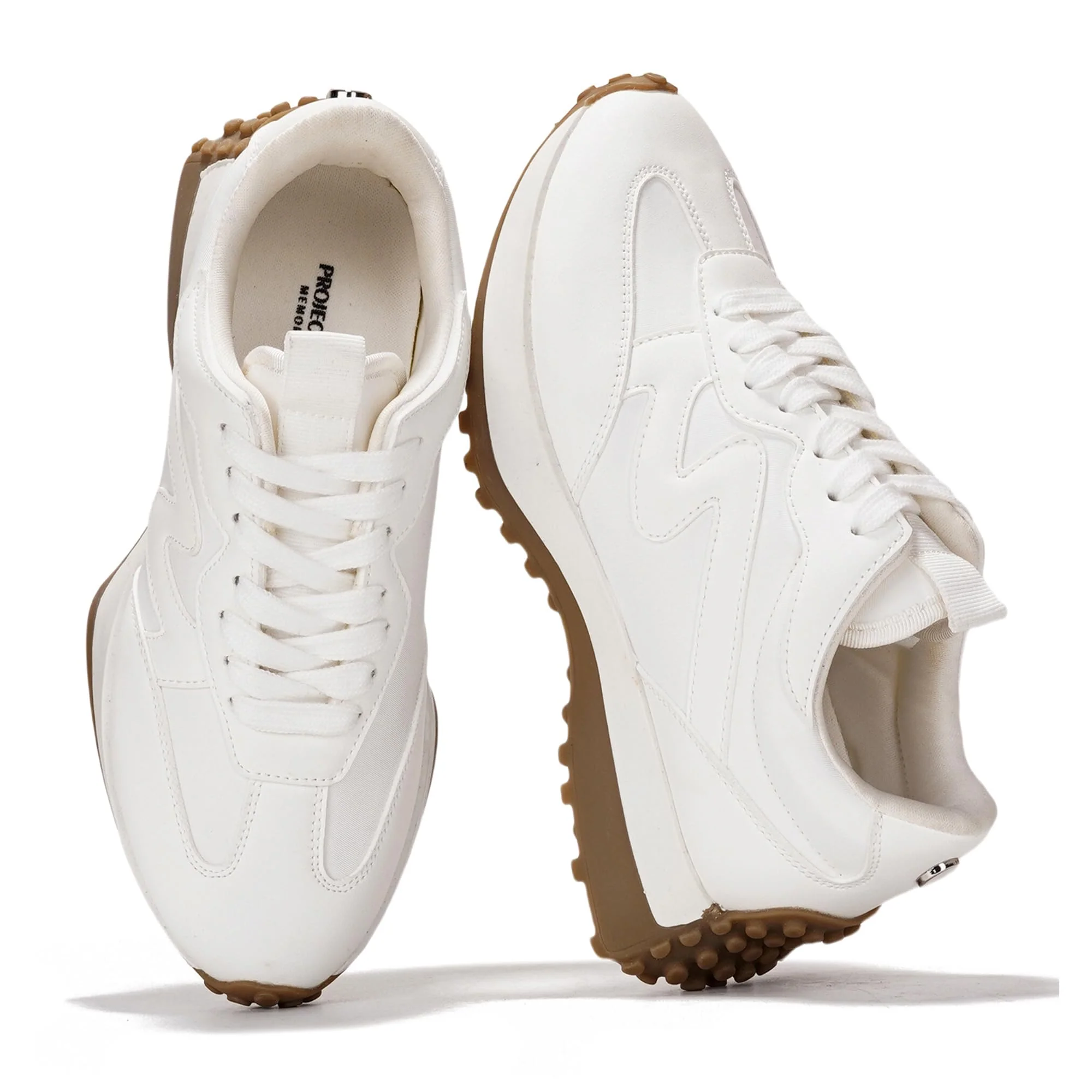 Project Cloud Women's | Canvas Upper Sneakers for Women | Memory Foam | Lightweight | Non-Slip - Lecco - Image 139