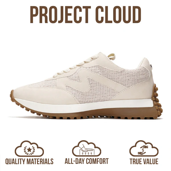 Project Cloud Women's | Canvas Upper Sneakers for Women | Memory Foam | Lightweight | Non-Slip - Lecco - Image 15