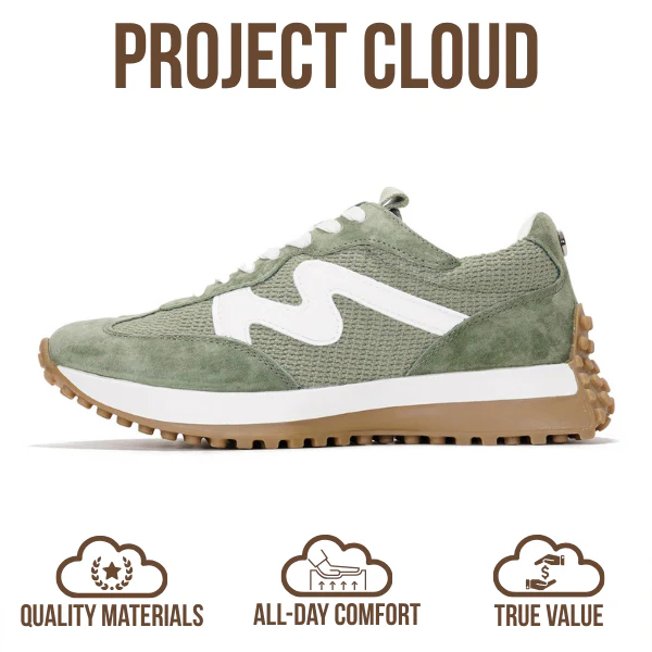 Project Cloud Women's | Canvas Upper Sneakers for Women | Memory Foam | Lightweight | Non-Slip - Lecco - Image 21