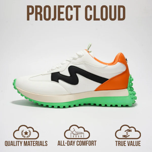 Project Cloud Women's | Canvas Upper Sneakers for Women | Memory Foam | Lightweight | Non-Slip - Lecco - Image 51