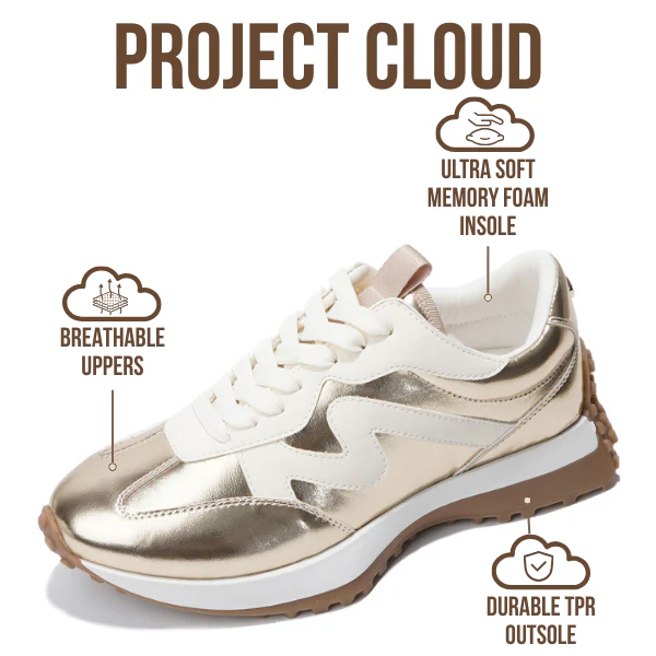 Project Cloud Women's | Canvas Upper Sneakers for Women | Memory Foam | Lightweight | Non-Slip - Lecco - Image 56