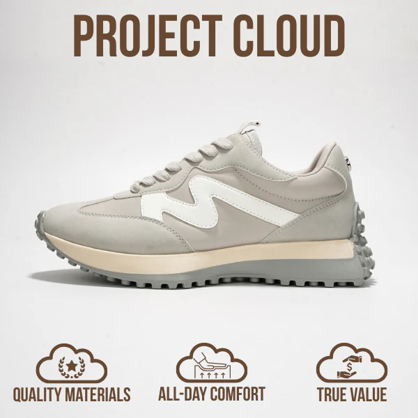 Project Cloud Women's | Canvas Upper Sneakers for Women | Memory Foam | Lightweight | Non-Slip - Lecco - Image 75