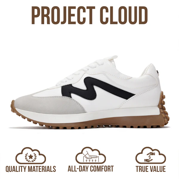 Project Cloud Women's | Canvas Upper Sneakers for Women | Memory Foam | Lightweight | Non-Slip - Lecco - Image 86