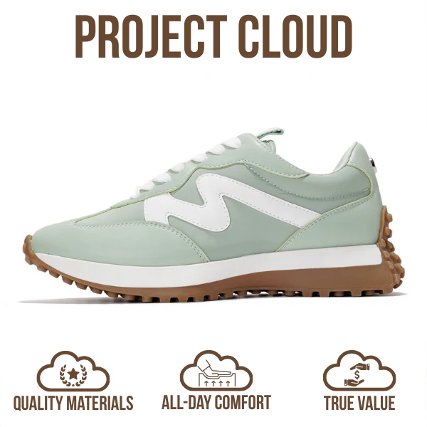 Project Cloud Women's | Canvas Upper Sneakers for Women | Memory Foam | Lightweight | Non-Slip - Lecco - Image 92