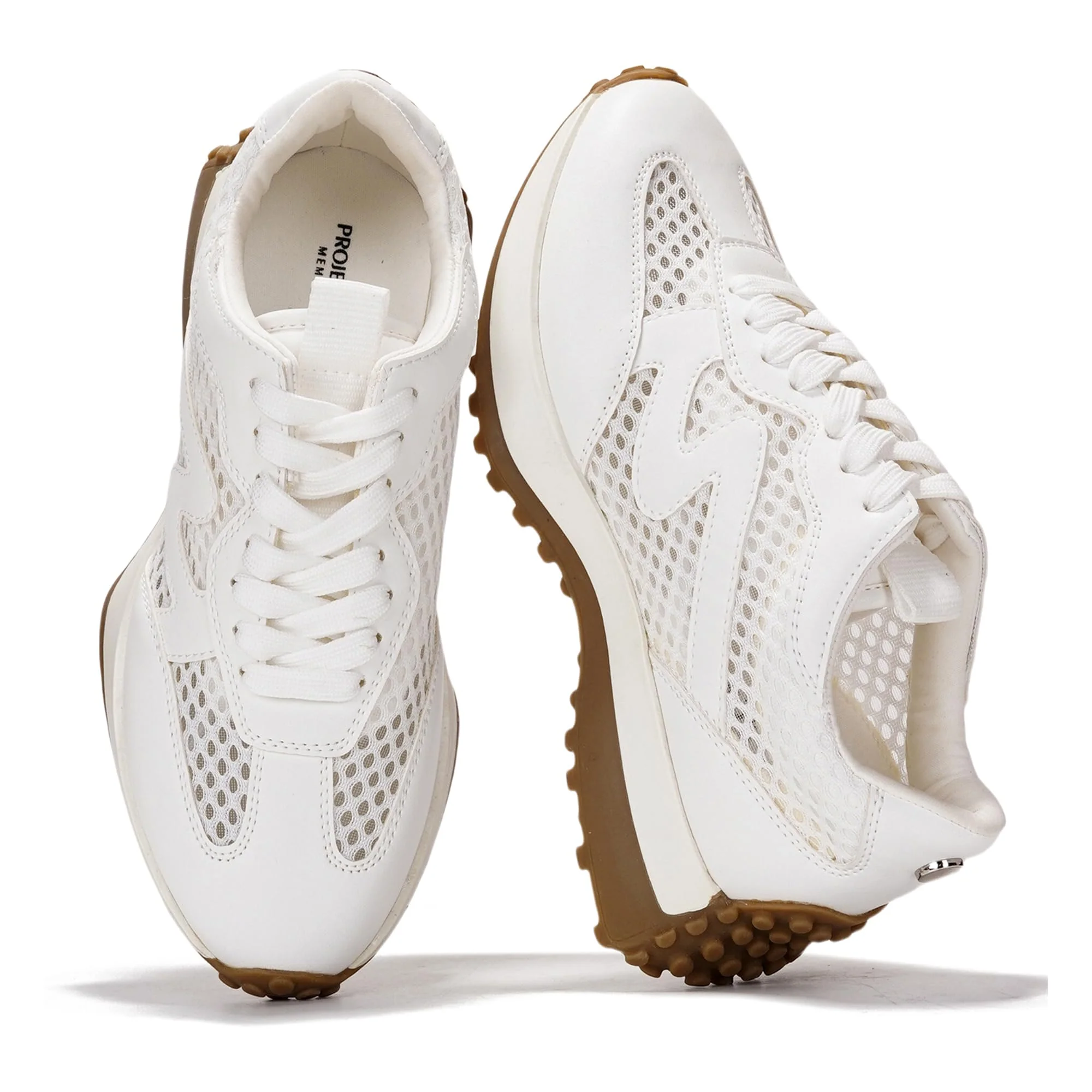 Project Cloud Women's | Canvas Upper Sneakers for Women | Memory Foam | Lightweight | Non-Slip - Lecco - Image 95