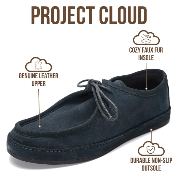 Project Cloud Men's | 100% Genuine Leathers Loafers | Memory Foam Insole | Lightweight | Non-Slip - Denver - Image 9
