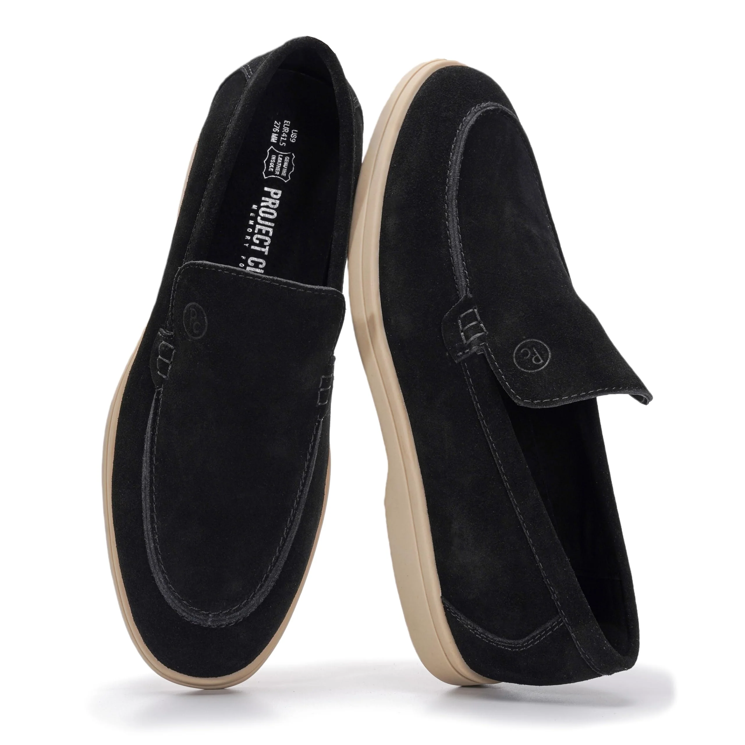 Project Cloud Men's | 100% Genuine Leather - Venetian Loafers | Memory Foam | Lightweight | Non-Slip - Mark - Image 12