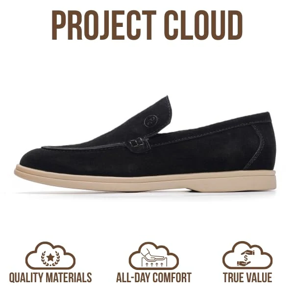 Project Cloud Men's | 100% Genuine Leather - Venetian Loafers | Memory Foam | Lightweight | Non-Slip - Mark - Image 15