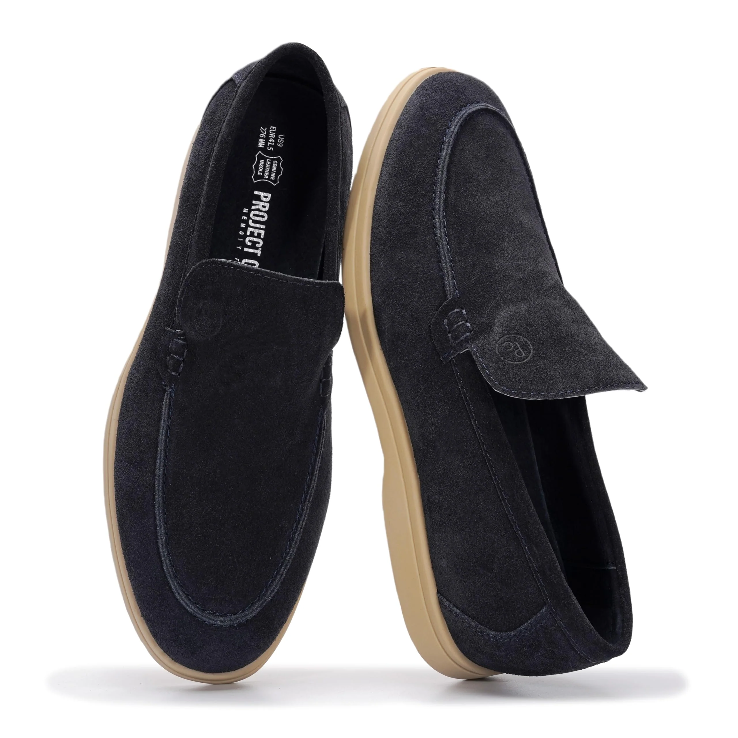 Project Cloud Men's | 100% Genuine Leather - Venetian Loafers | Memory Foam | Lightweight | Non-Slip - Mark - Image 23