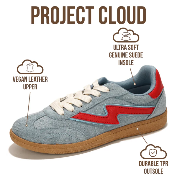 Project Cloud Women's | Lace-up Sneakers for Women | Memory Foam Insole | Lightweight | Non-Slip - Irita - Image 105