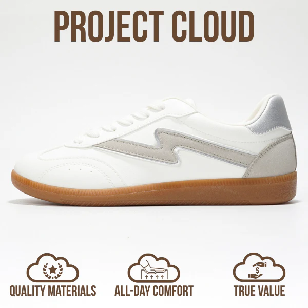 Project Cloud Women's | Lace-up Sneakers for Women | Memory Foam Insole | Lightweight | Non-Slip - Irita - Image 16