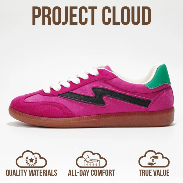 Project Cloud Women's | Lace-up Sneakers for Women | Memory Foam Insole | Lightweight | Non-Slip - Irita - Image 22