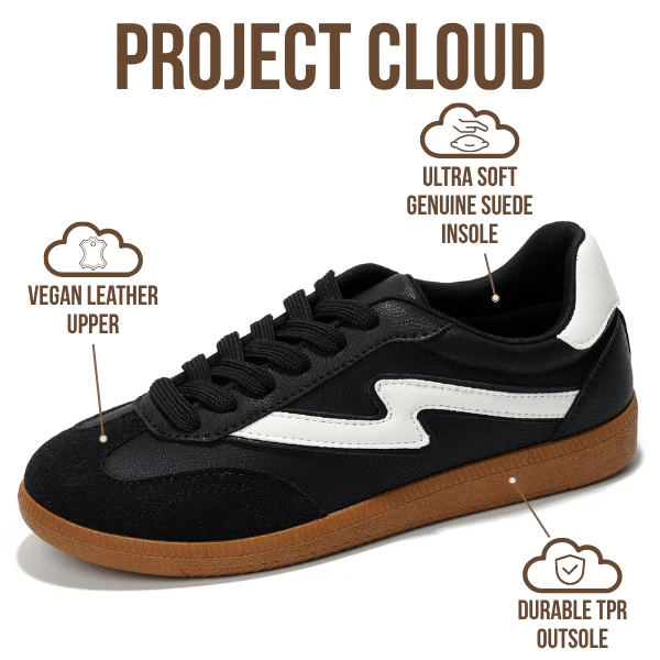 Project Cloud Women's | Lace-up Sneakers for Women | Memory Foam Insole | Lightweight | Non-Slip - Irita - Image 27