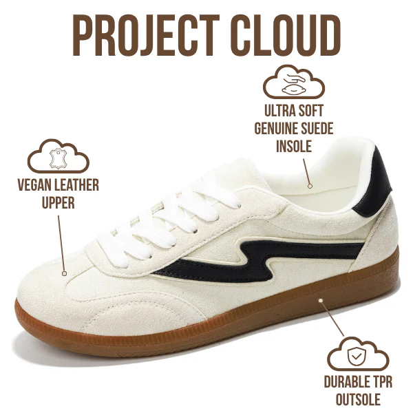 Project Cloud Women's | Lace-up Sneakers for Women | Memory Foam Insole | Lightweight | Non-Slip - Irita - Image 33