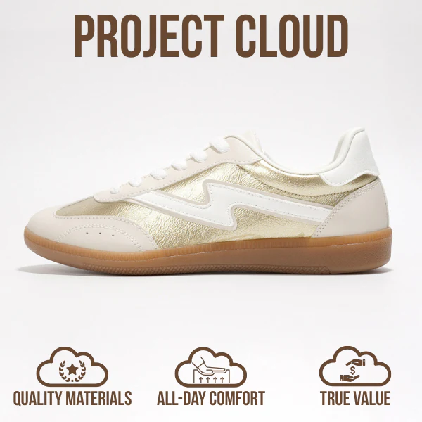 Project Cloud Women's | Lace-up Sneakers for Women | Memory Foam Insole | Lightweight | Non-Slip - Irita - Image 52
