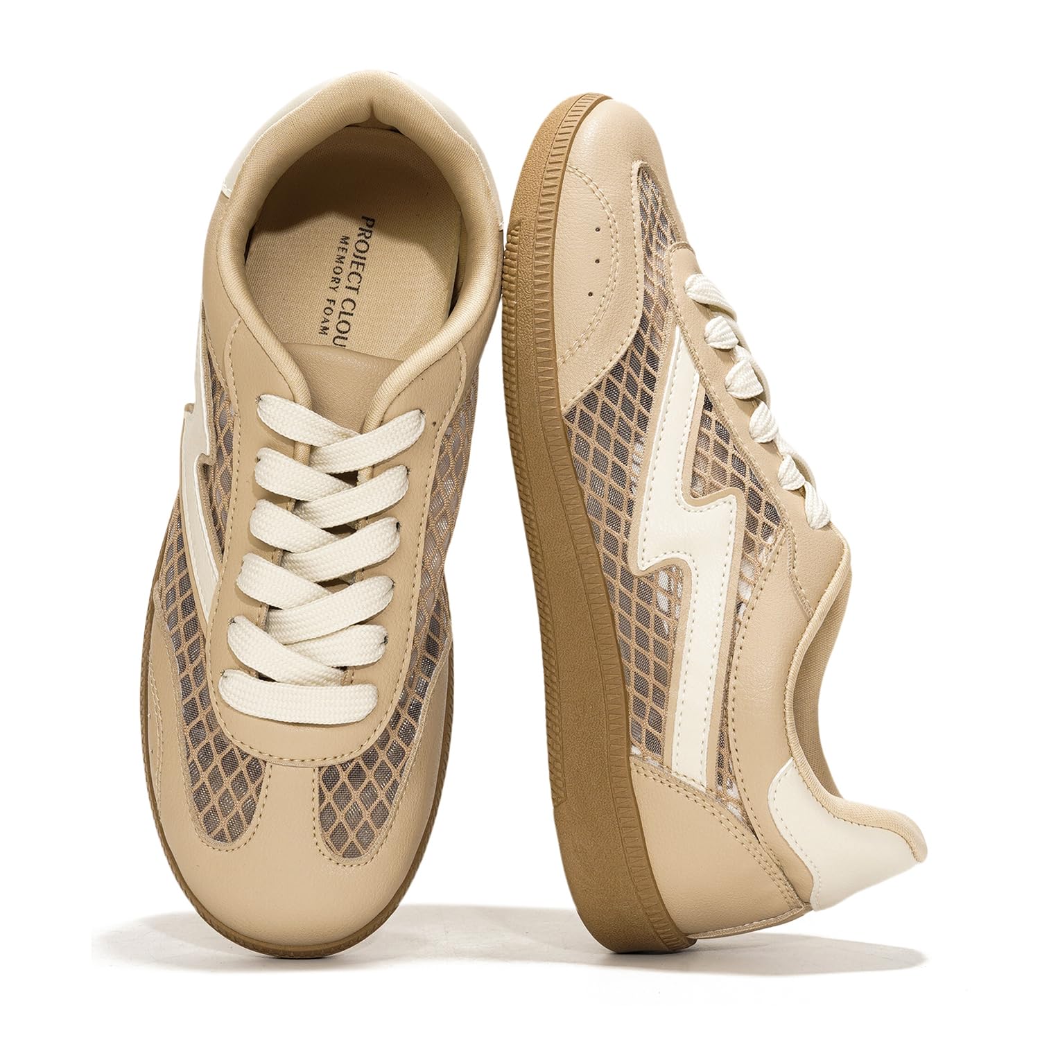 Project Cloud Women's | Lace-up Sneakers for Women | Memory Foam Insole | Lightweight | Non-Slip - Irita - Image 67