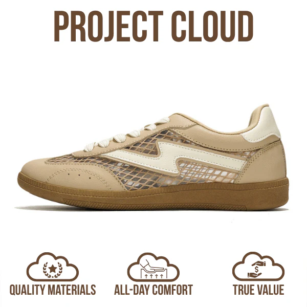 Project Cloud Women's | Lace-up Sneakers for Women | Memory Foam Insole | Lightweight | Non-Slip - Irita - Image 70
