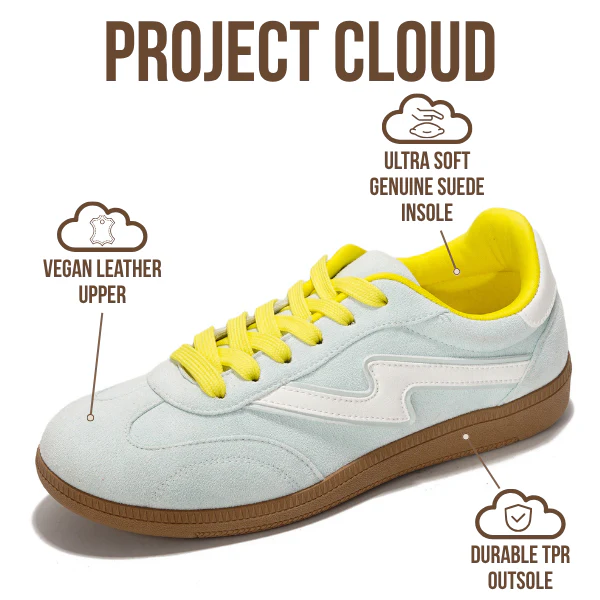 Project Cloud Women's | Lace-up Sneakers for Women | Memory Foam Insole | Lightweight | Non-Slip - Irita - Image 87