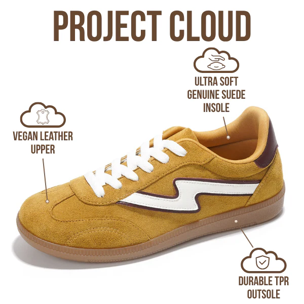 Project Cloud Women's | Lace-up Sneakers for Women | Memory Foam Insole | Lightweight | Non-Slip - Irita - Image 9