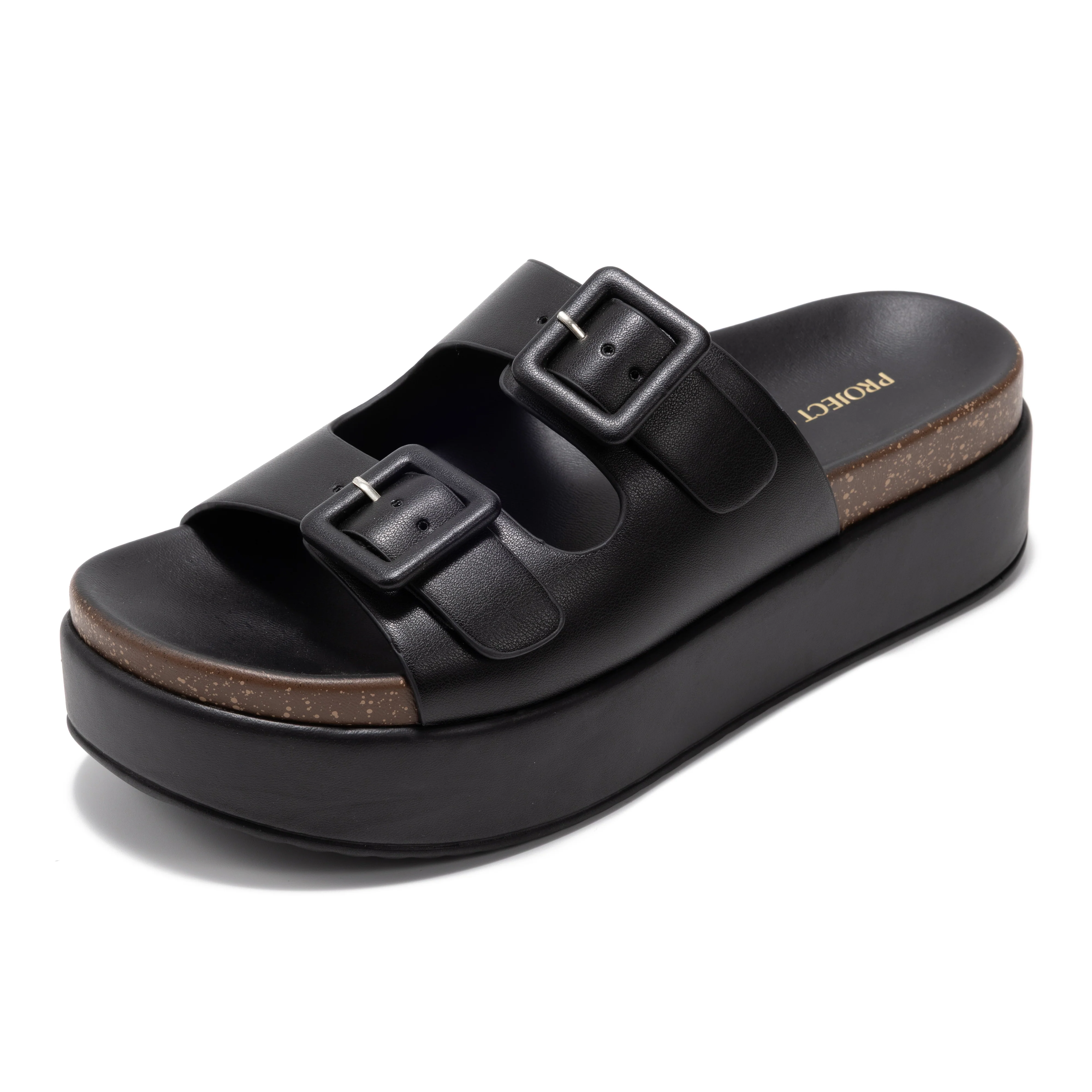 Project Cloud Women's | Wedge Platform Sandals | Eco-Leather Upper | Memory Foam | Non-Slip - Softy - Image 14