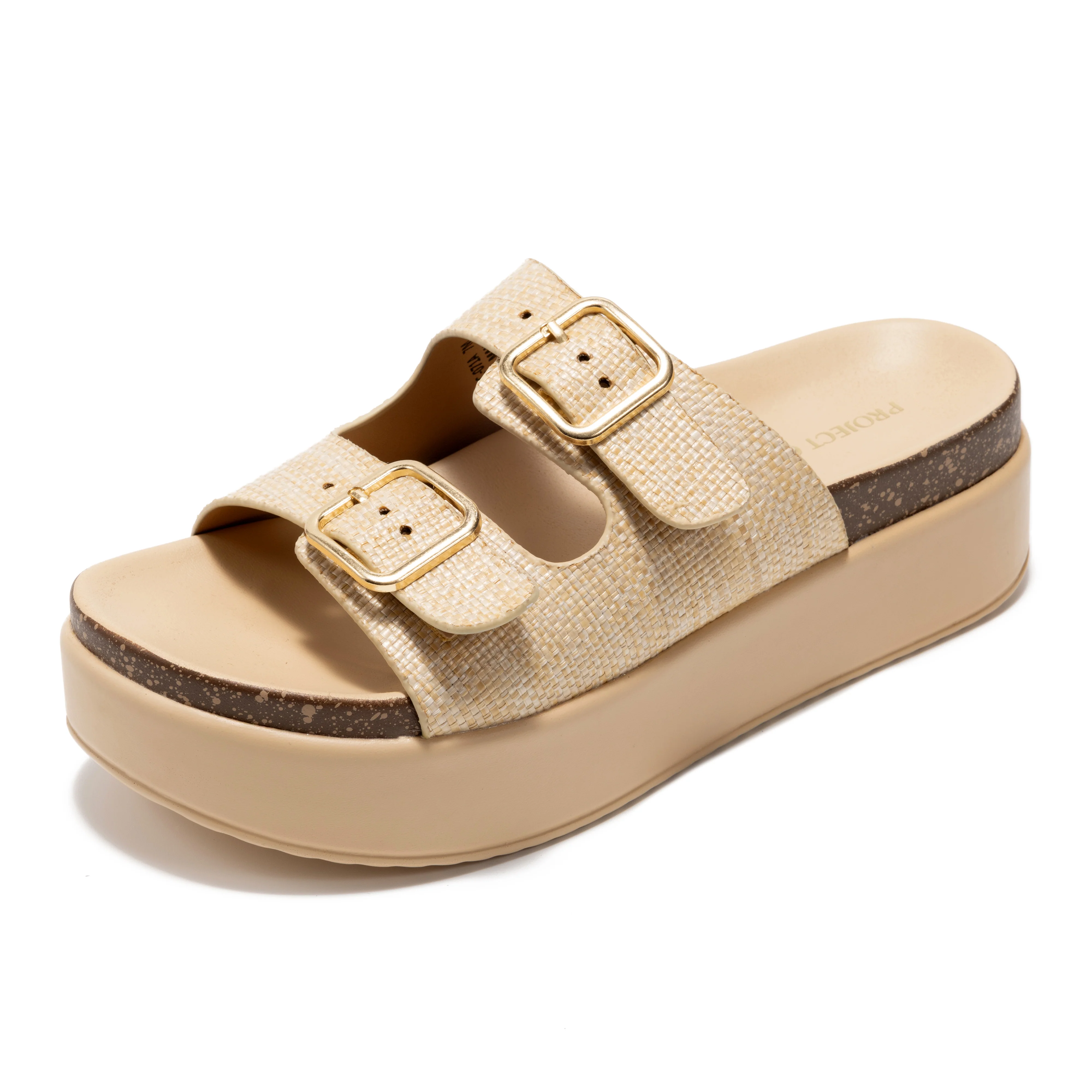 Project Cloud Women's | Wedge Platform Sandals | Eco-Leather Upper | Memory Foam | Non-Slip - Softy - Image 30