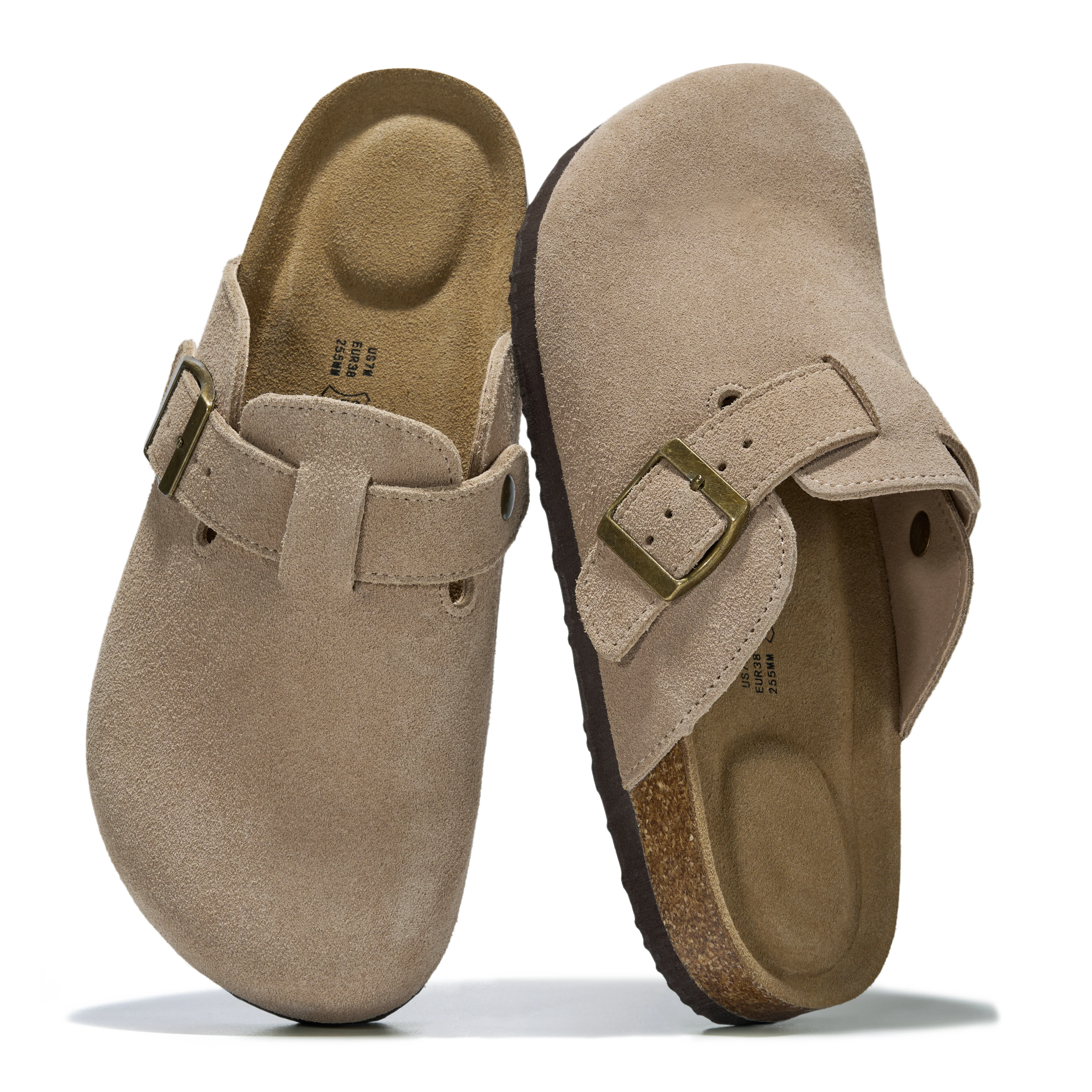 Project Cloud Women's | Genuine Suede Footbed Clogs | ProjectPlush | Lightweight | Non-Slip - Benton - Image 103