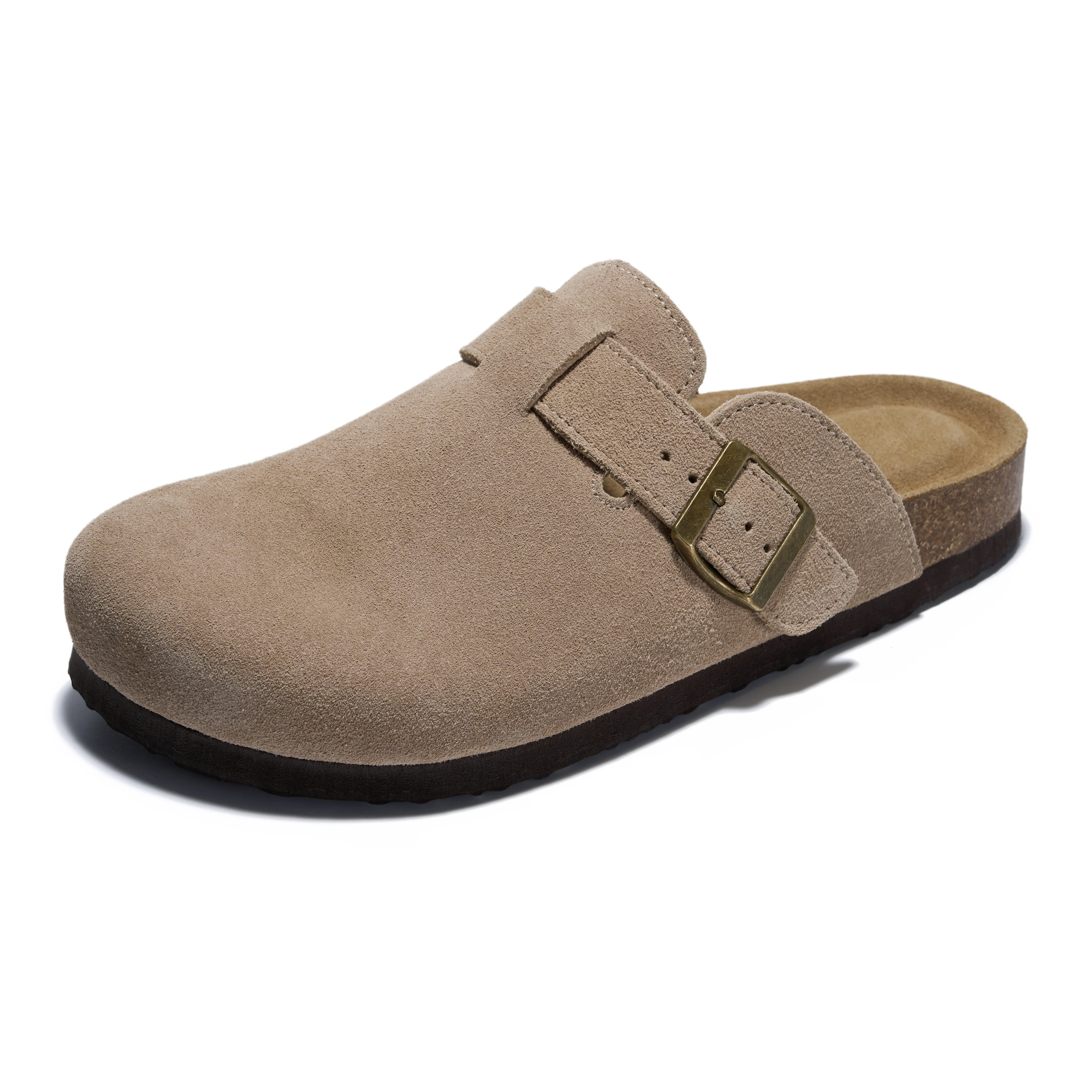 Project Cloud Women's | Genuine Suede Footbed Clogs | ProjectPlush | Lightweight | Non-Slip - Benton - Image 104