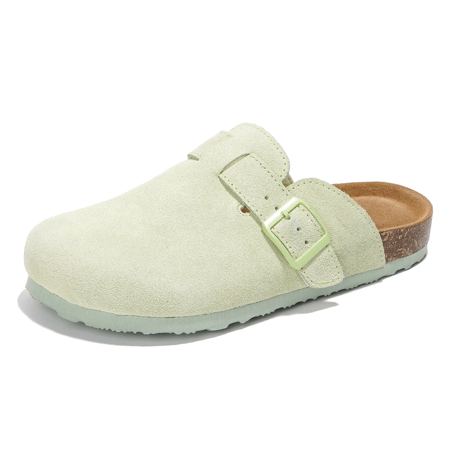 Project Cloud Women's | Genuine Suede Footbed Clogs | ProjectPlush | Lightweight | Non-Slip - Benton - Image 14