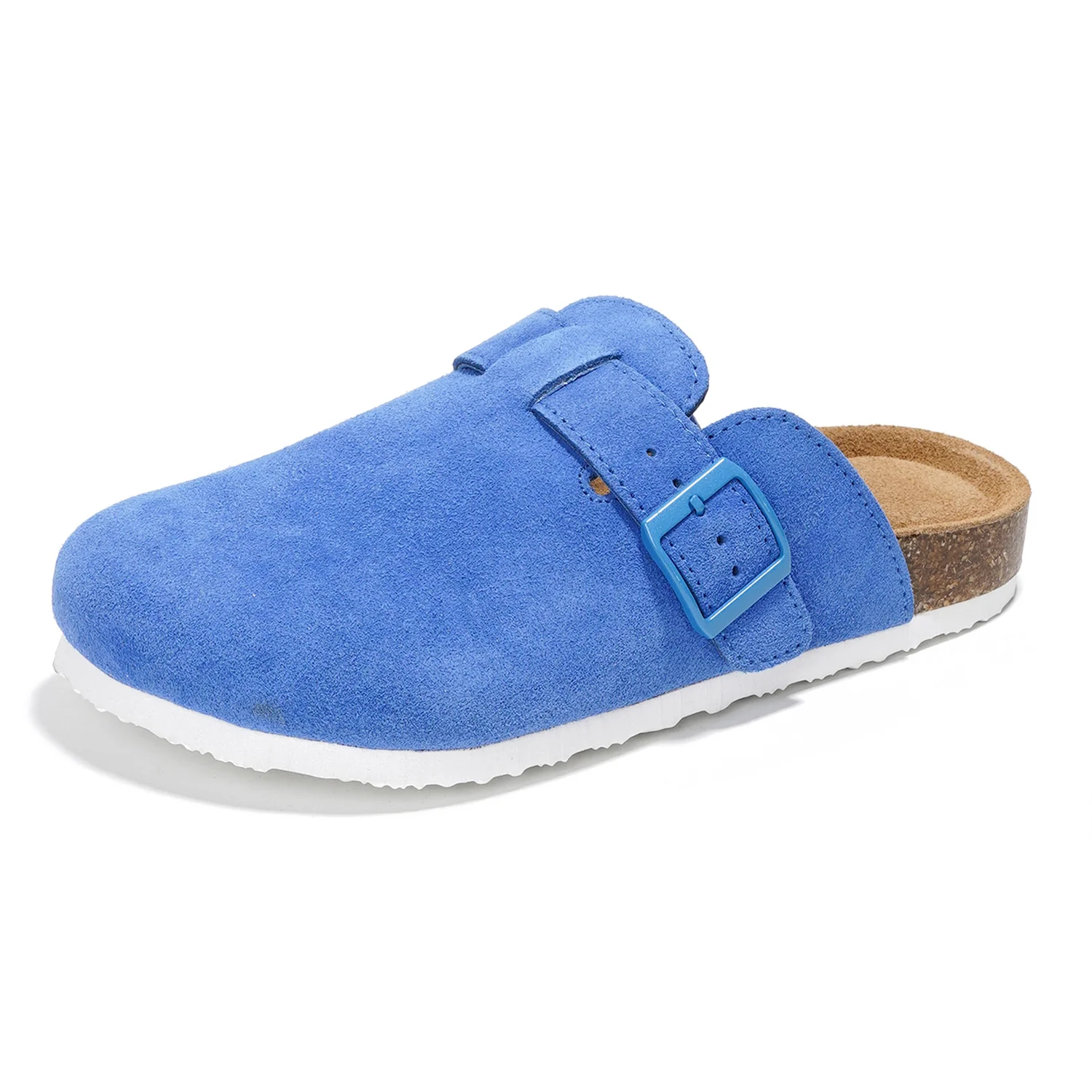 Project Cloud Women's | Genuine Suede Footbed Clogs | ProjectPlush | Lightweight | Non-Slip - Benton - Image 20