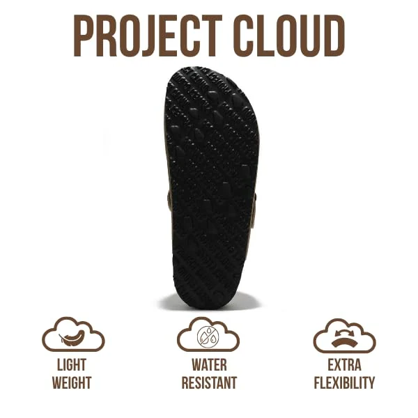Project Cloud Women's | Genuine Suede Footbed Clogs | ProjectPlush | Lightweight | Non-Slip - Benton - Image 40